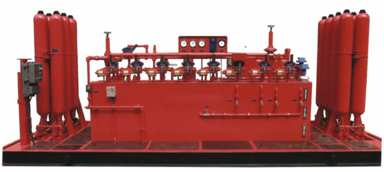 BOP closing unit